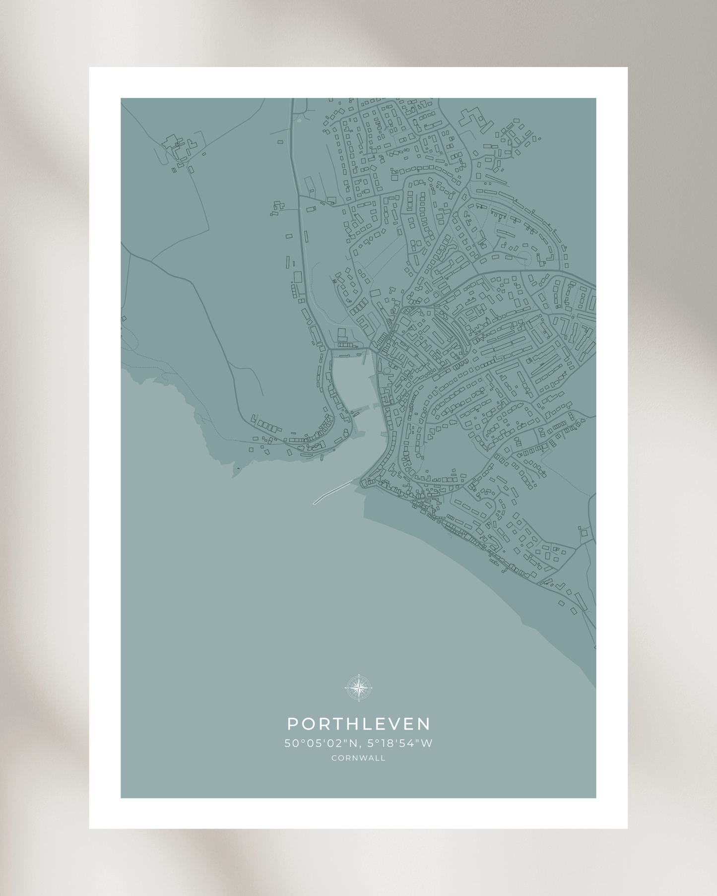 Coastal Map of Porthleven - Seagrass