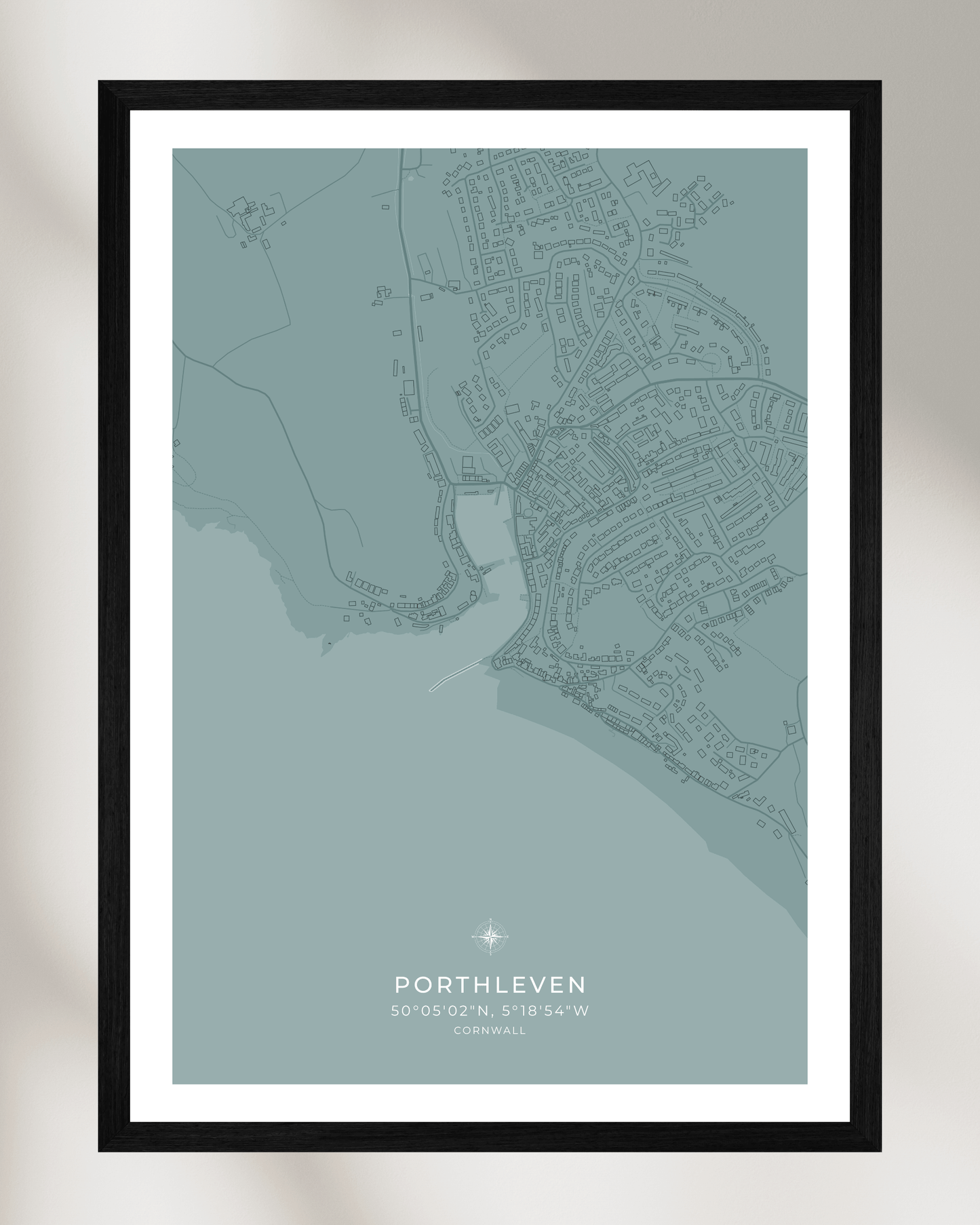 Coastal Map of Porthleven - Seagrass