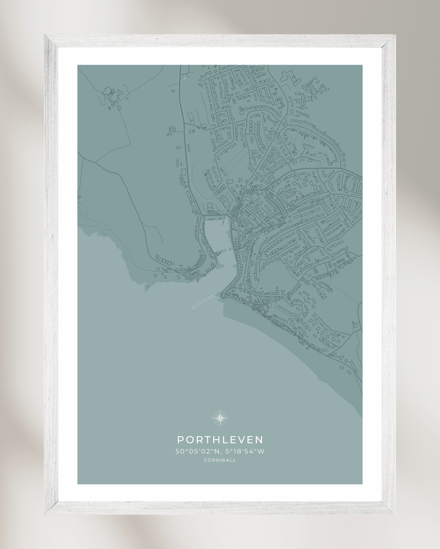 Coastal Map of Porthleven - Seagrass