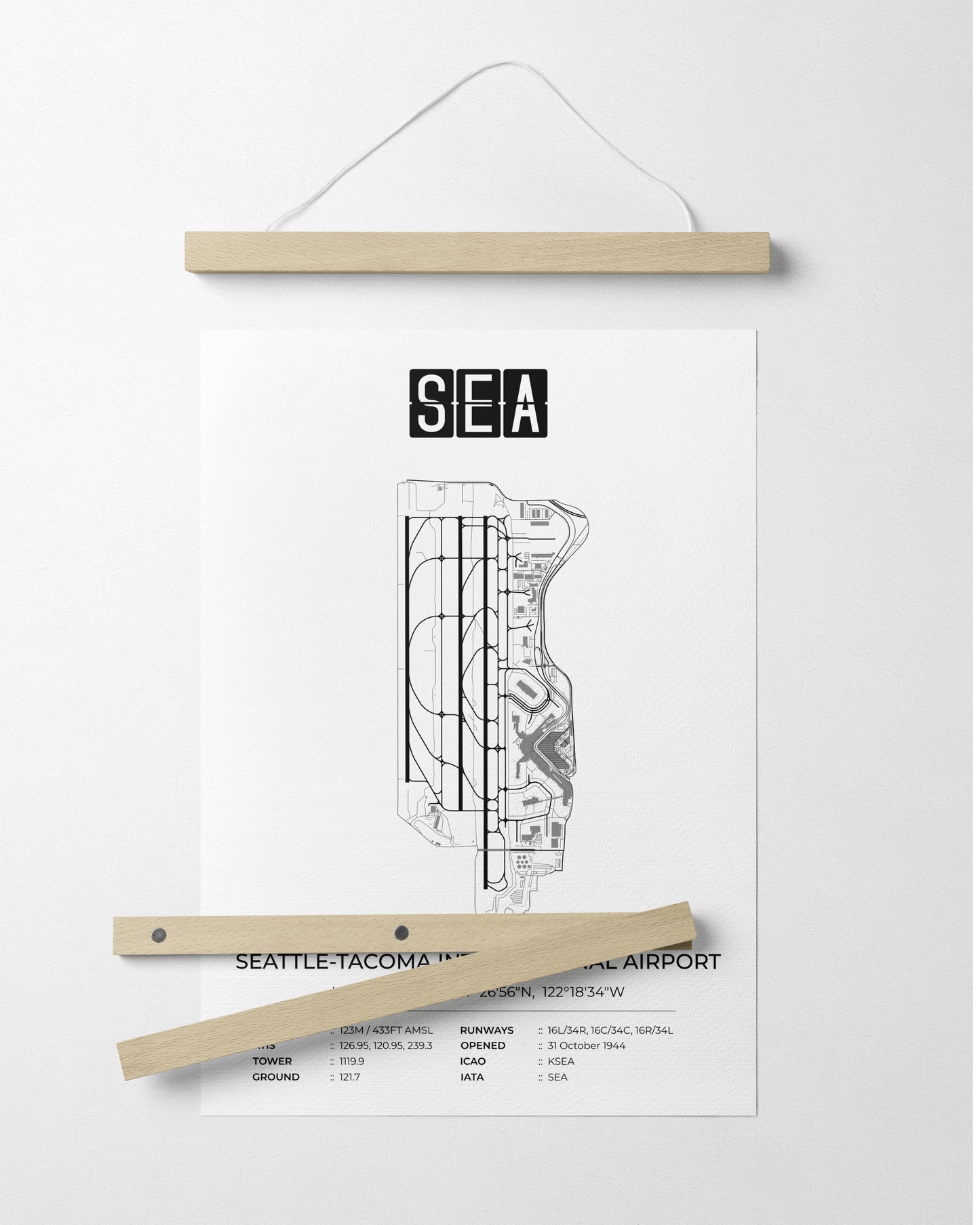 SEA - Seattle Tacoma International Airport Map