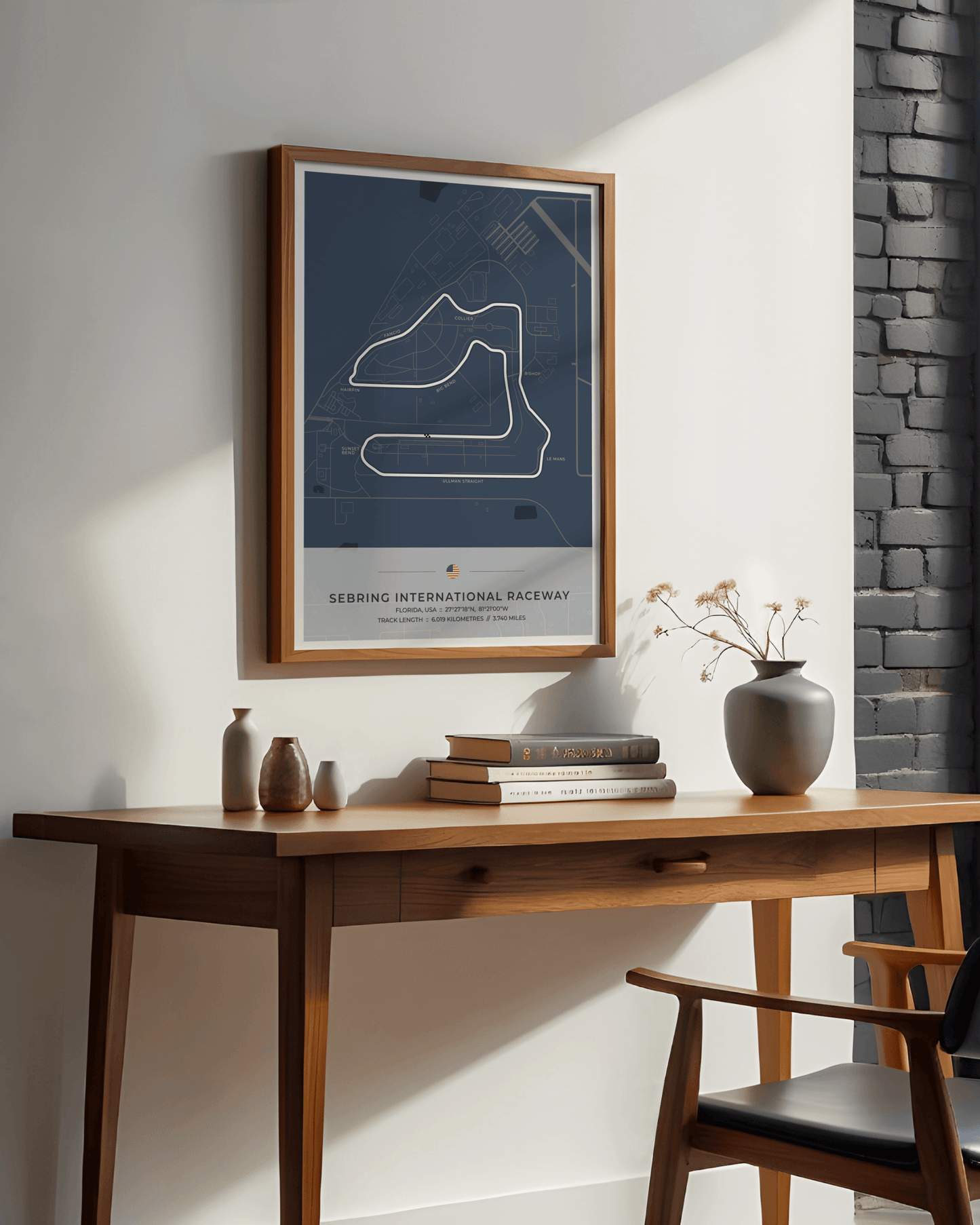 Sebring International Raceway- Circuit Map Poster