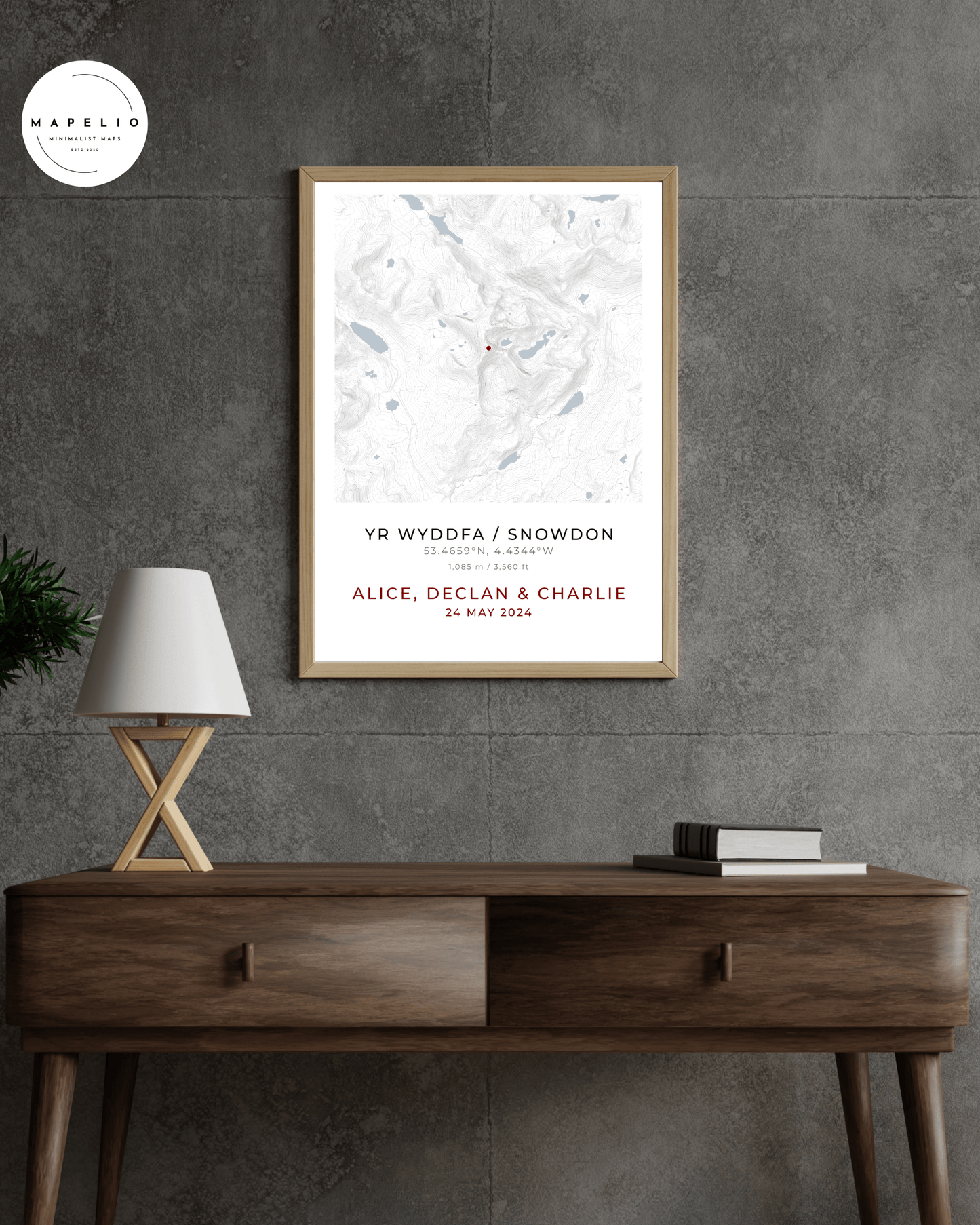 Yr Wyddfa / Snowdon - personalised map