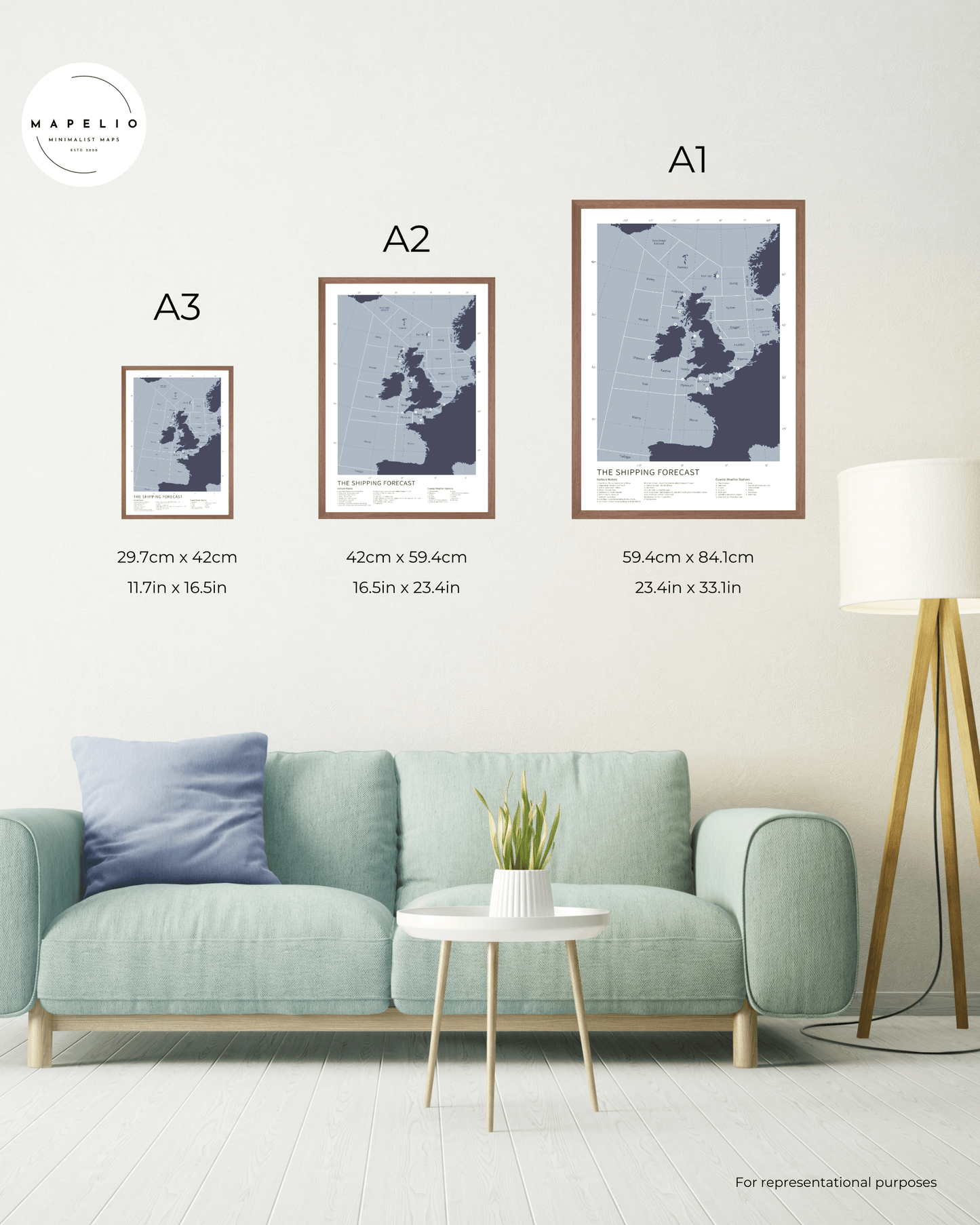 The Shipping Forecast Map