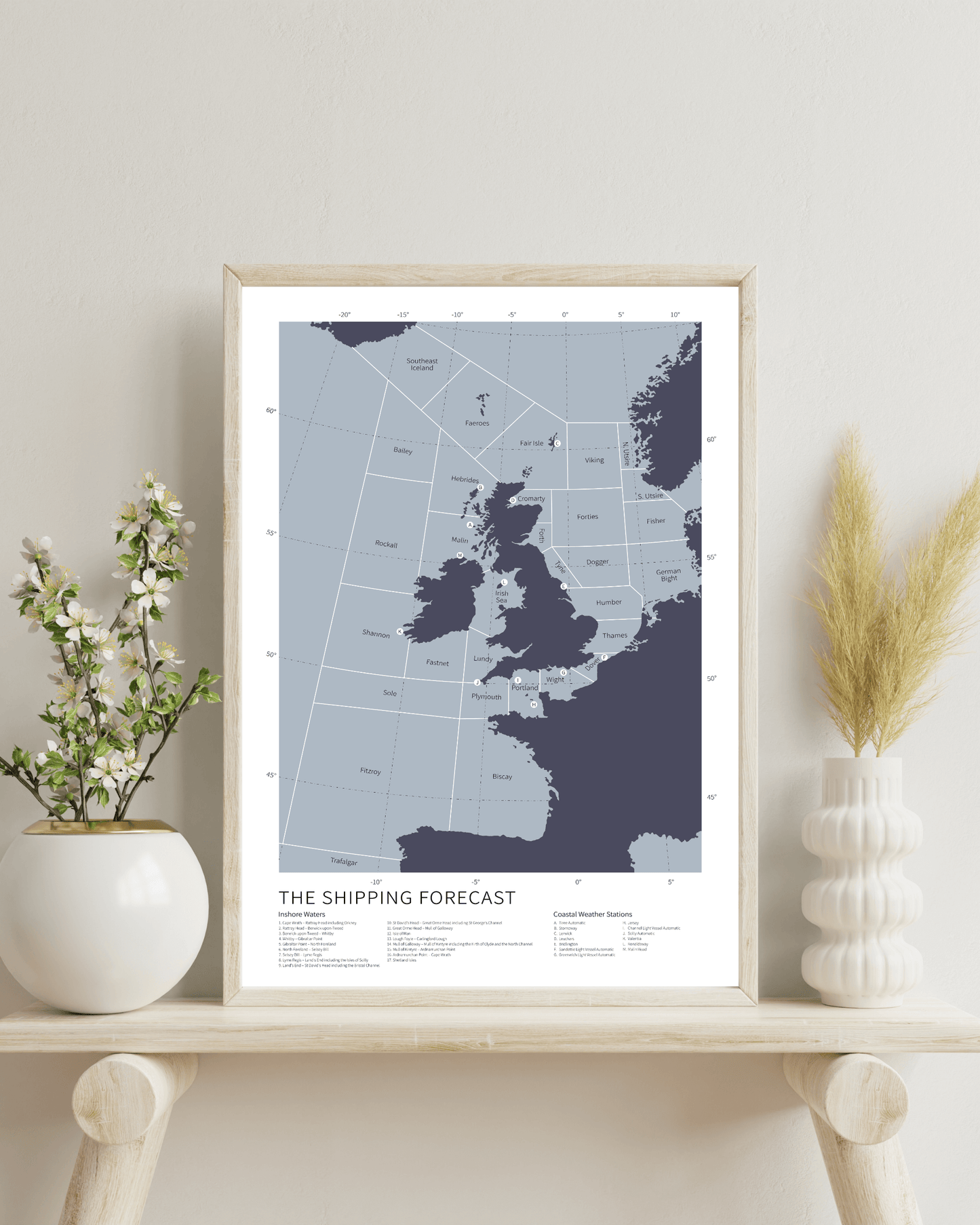 The Shipping Forecast Map