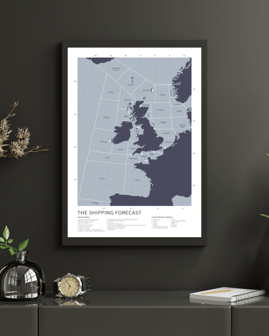 The Shipping Forecast Map