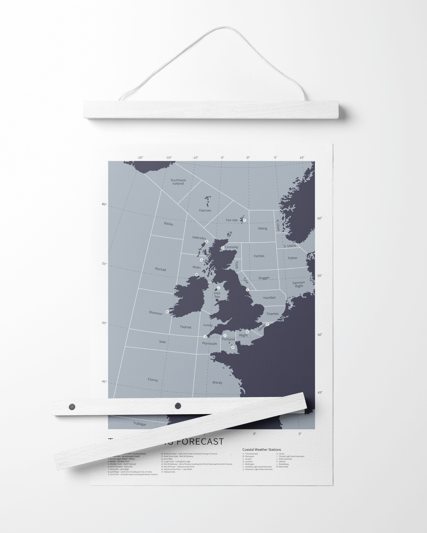 The Shipping Forecast Map