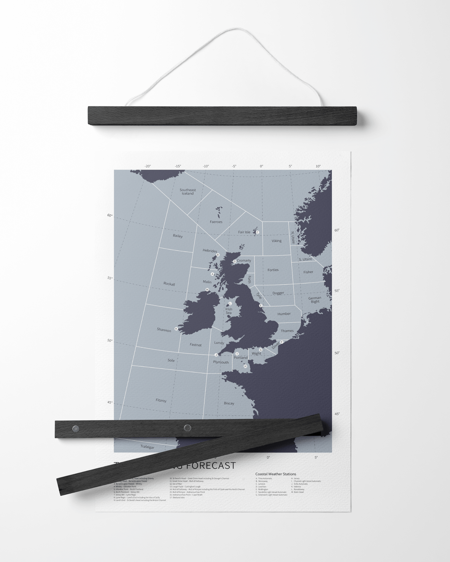 The Shipping Forecast Map