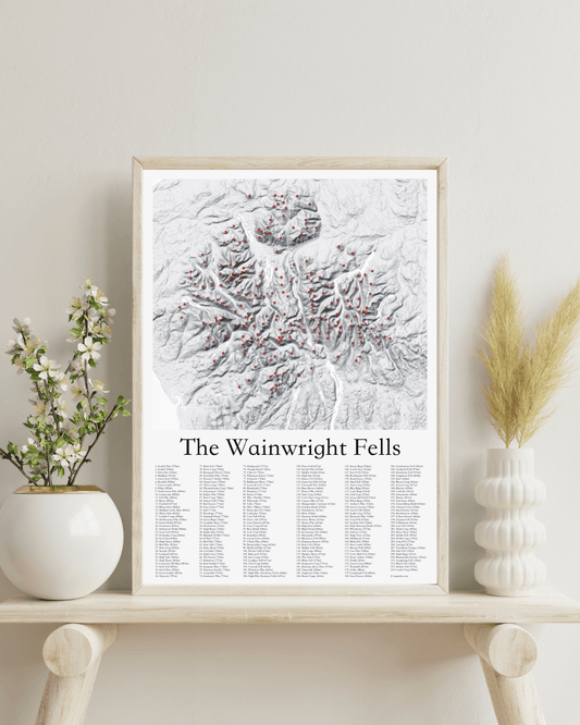 The Wainwright Fells - Fine Art Poster Print
