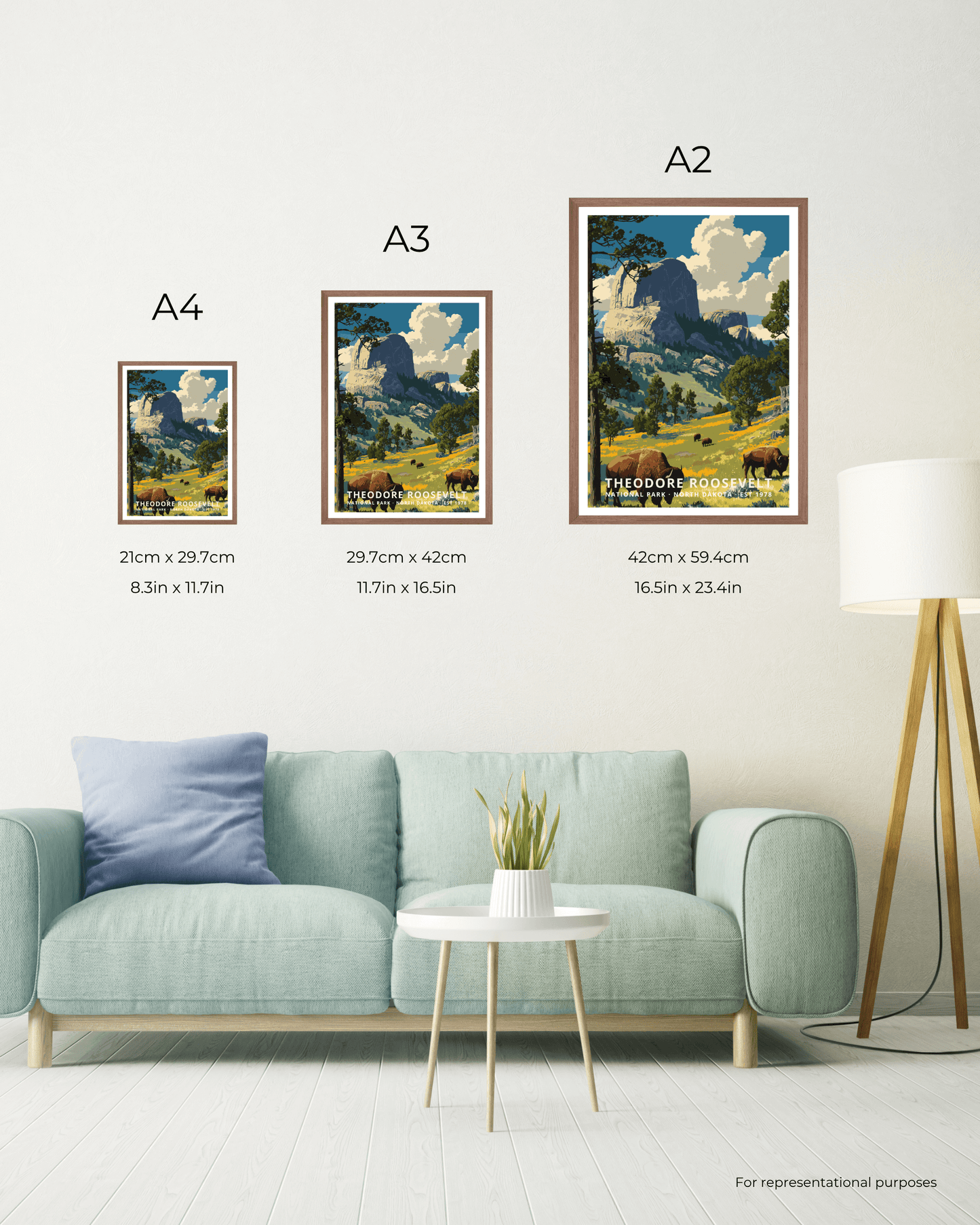 Theodore Roosevelt National Park Poster - North Dakota, USA
