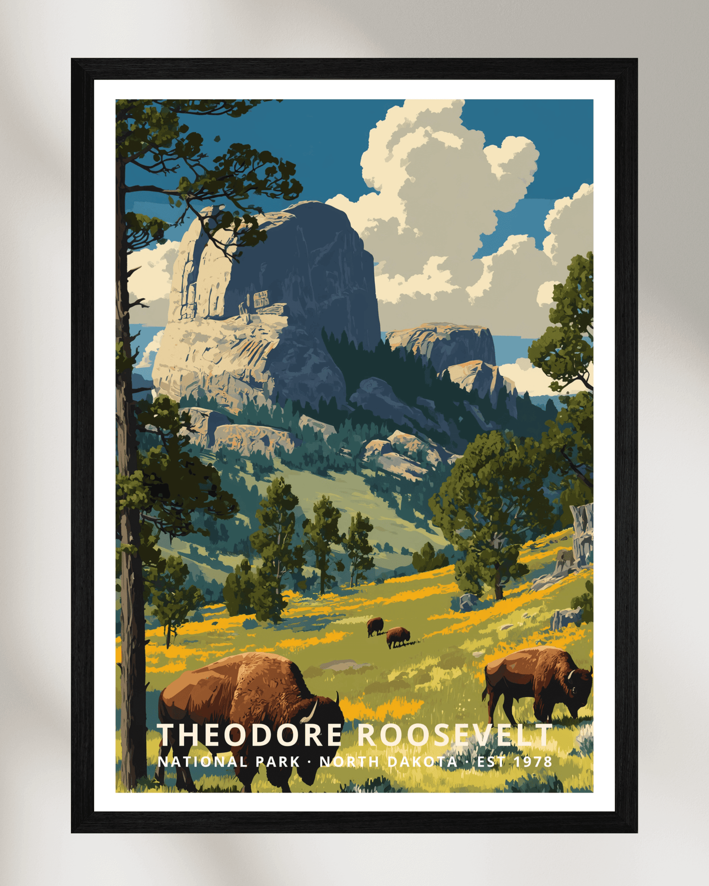Theodore Roosevelt National Park Poster - North Dakota, USA