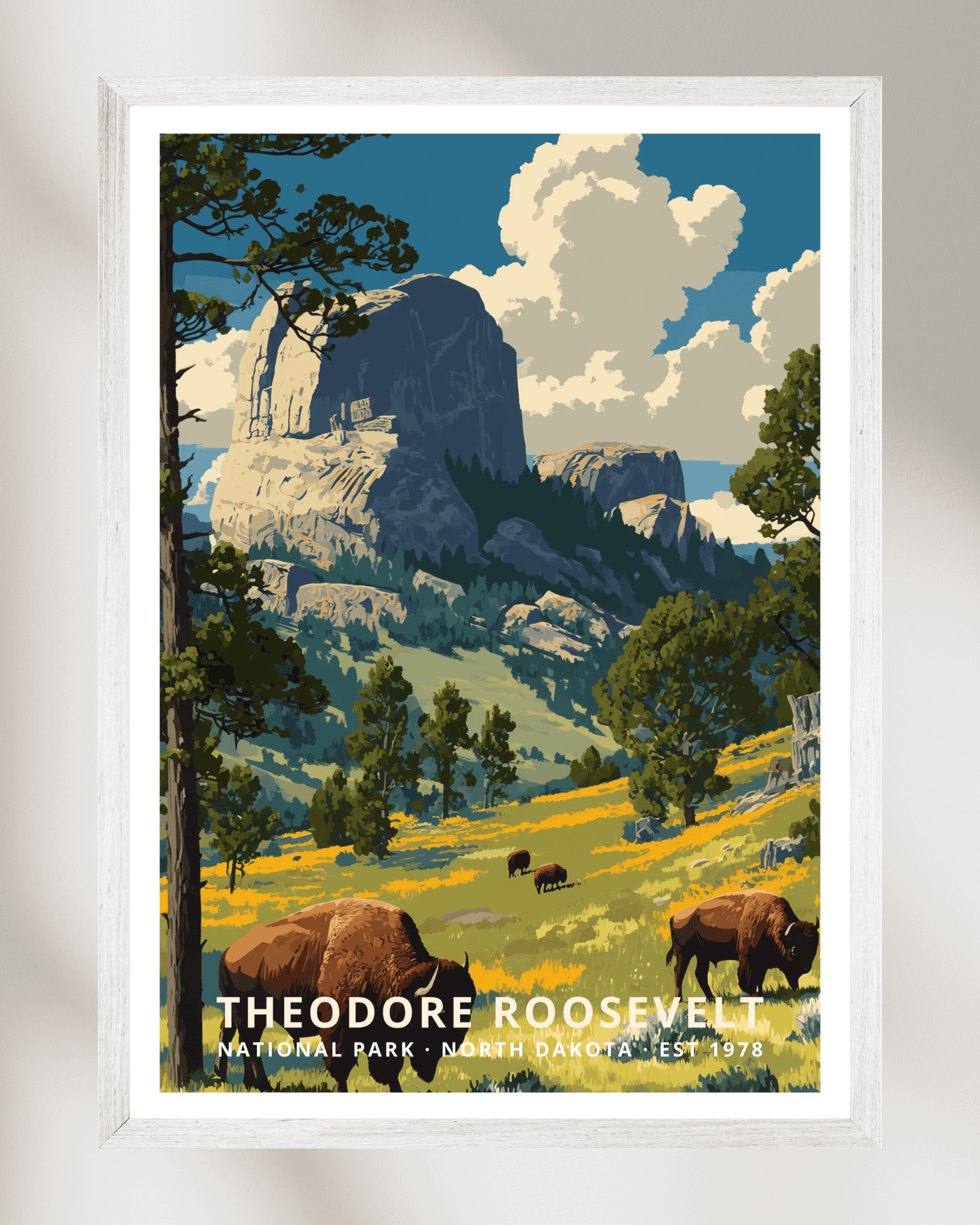 Theodore Roosevelt National Park Poster - North Dakota, USA