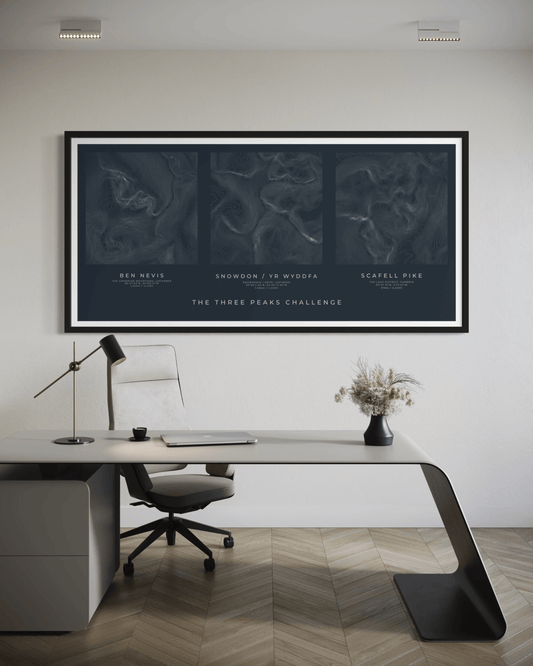 The Three Peaks Challenge - Summit Poster Print