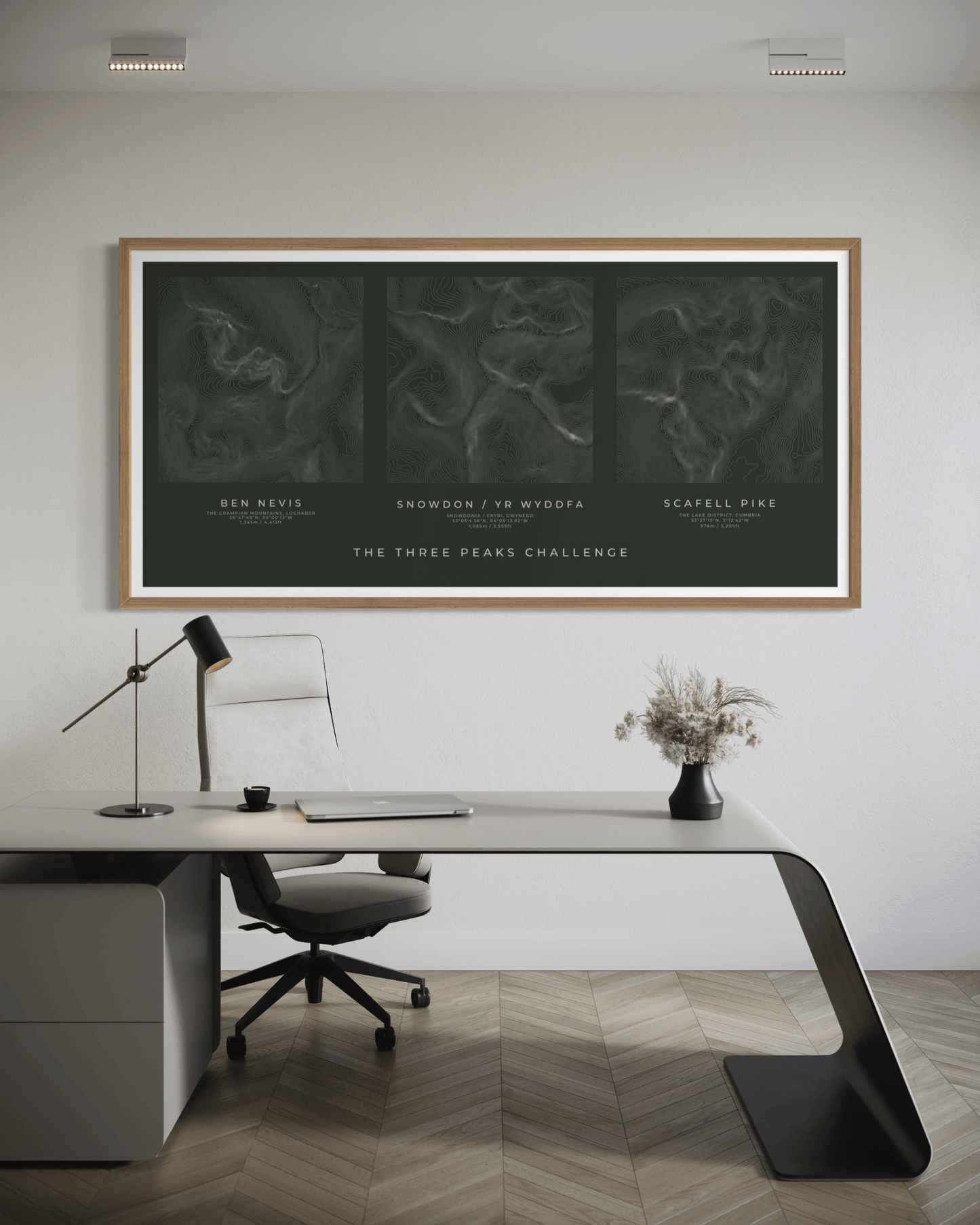 The Three Peaks Challenge - Summit Poster Print