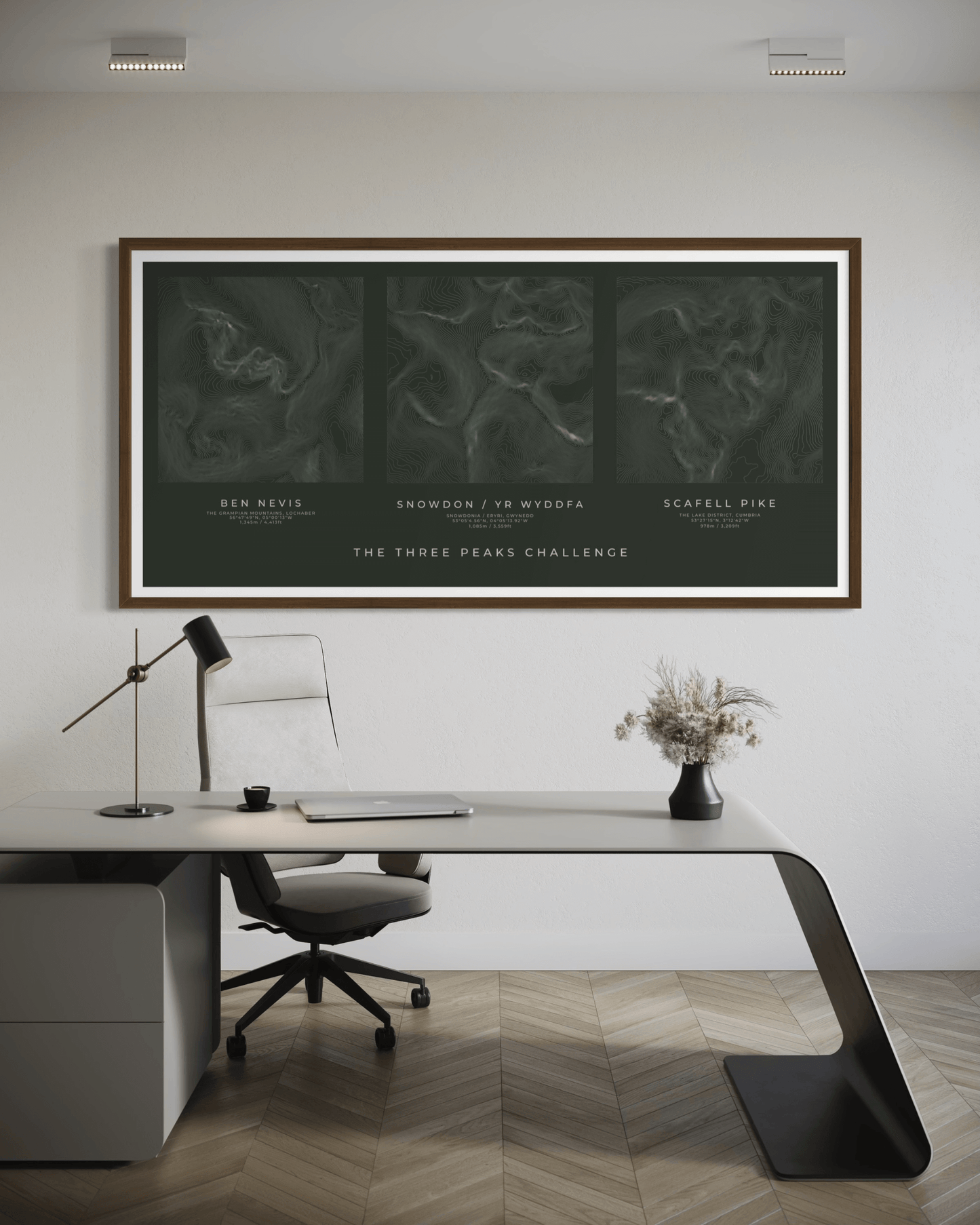 The Three Peaks Challenge - Summit Poster Print