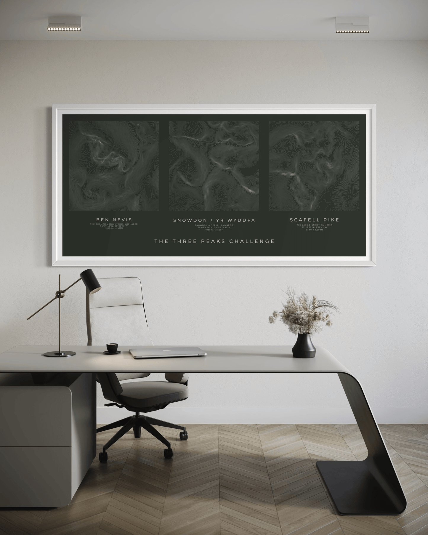 The Three Peaks Challenge - Summit Poster Print