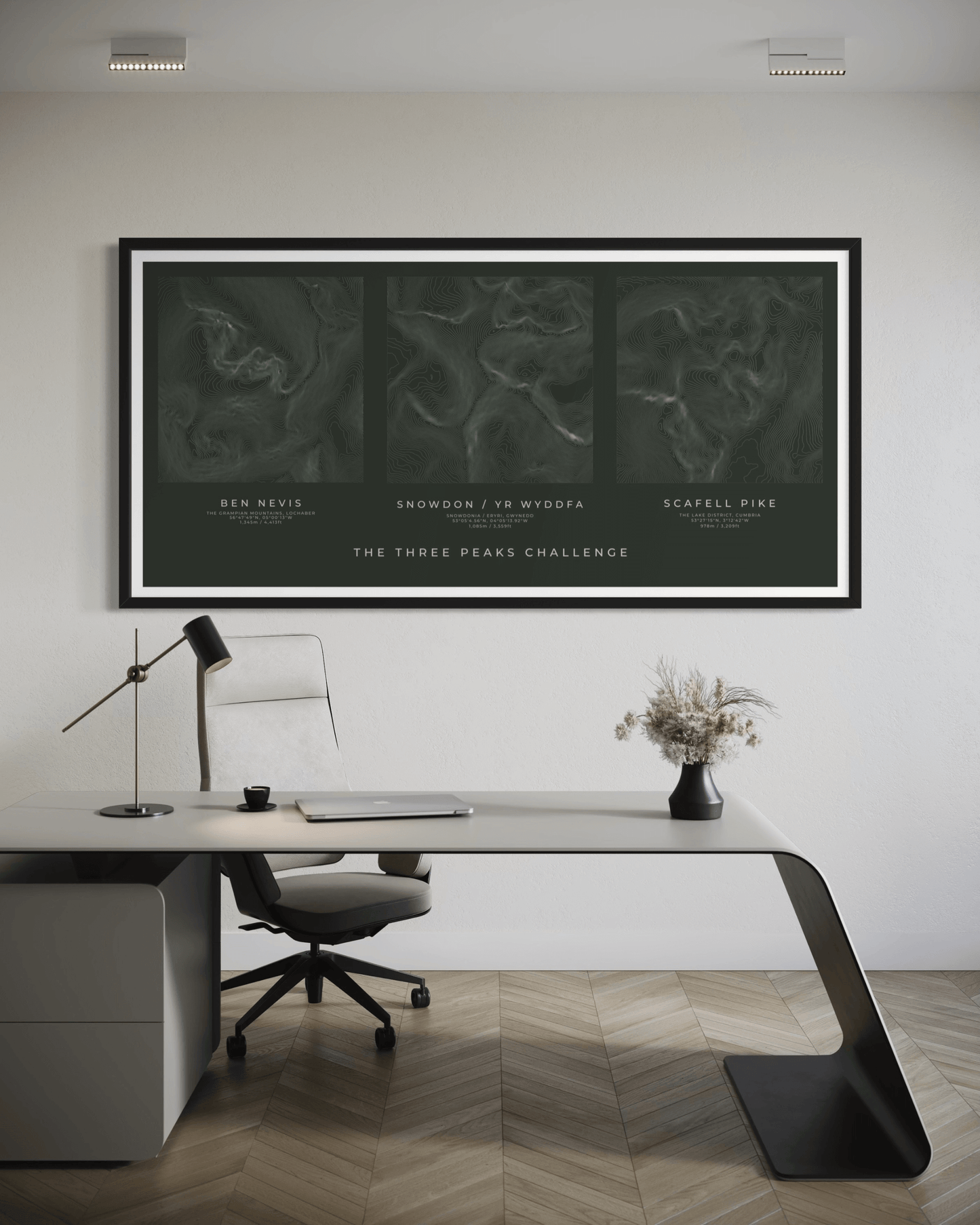 The Three Peaks Challenge - Summit Poster Print