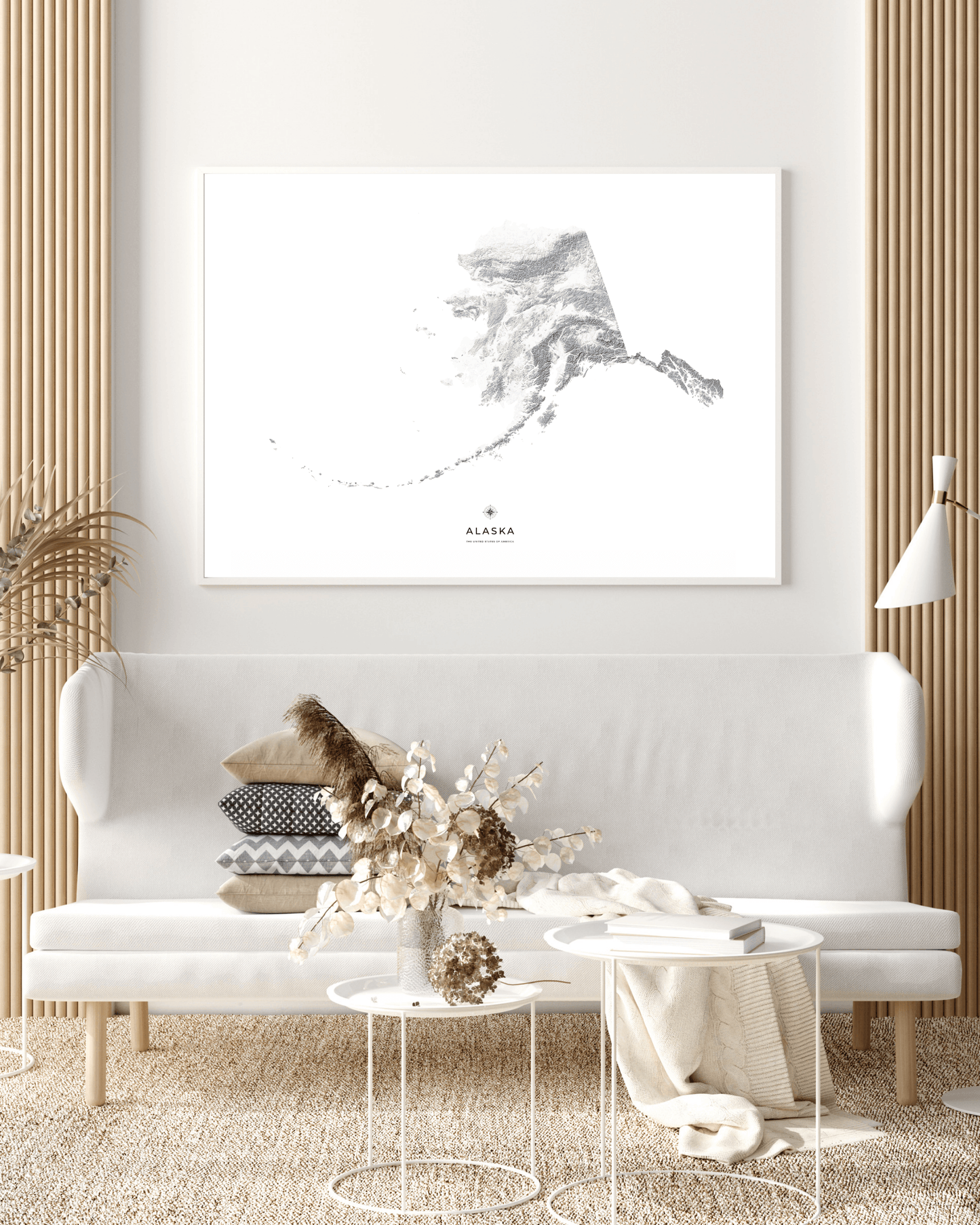 Alaska - Fine Art Topographical Map Print