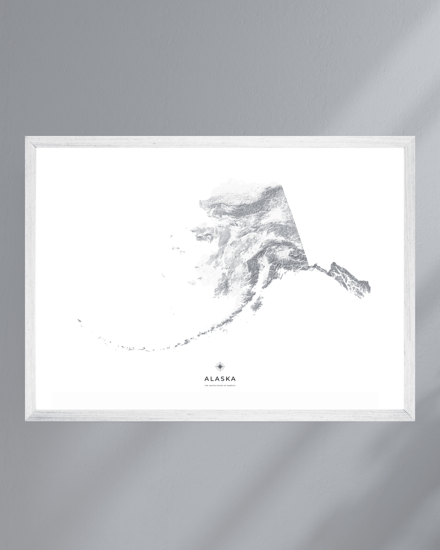 Alaska - Fine Art Topographical Map Print