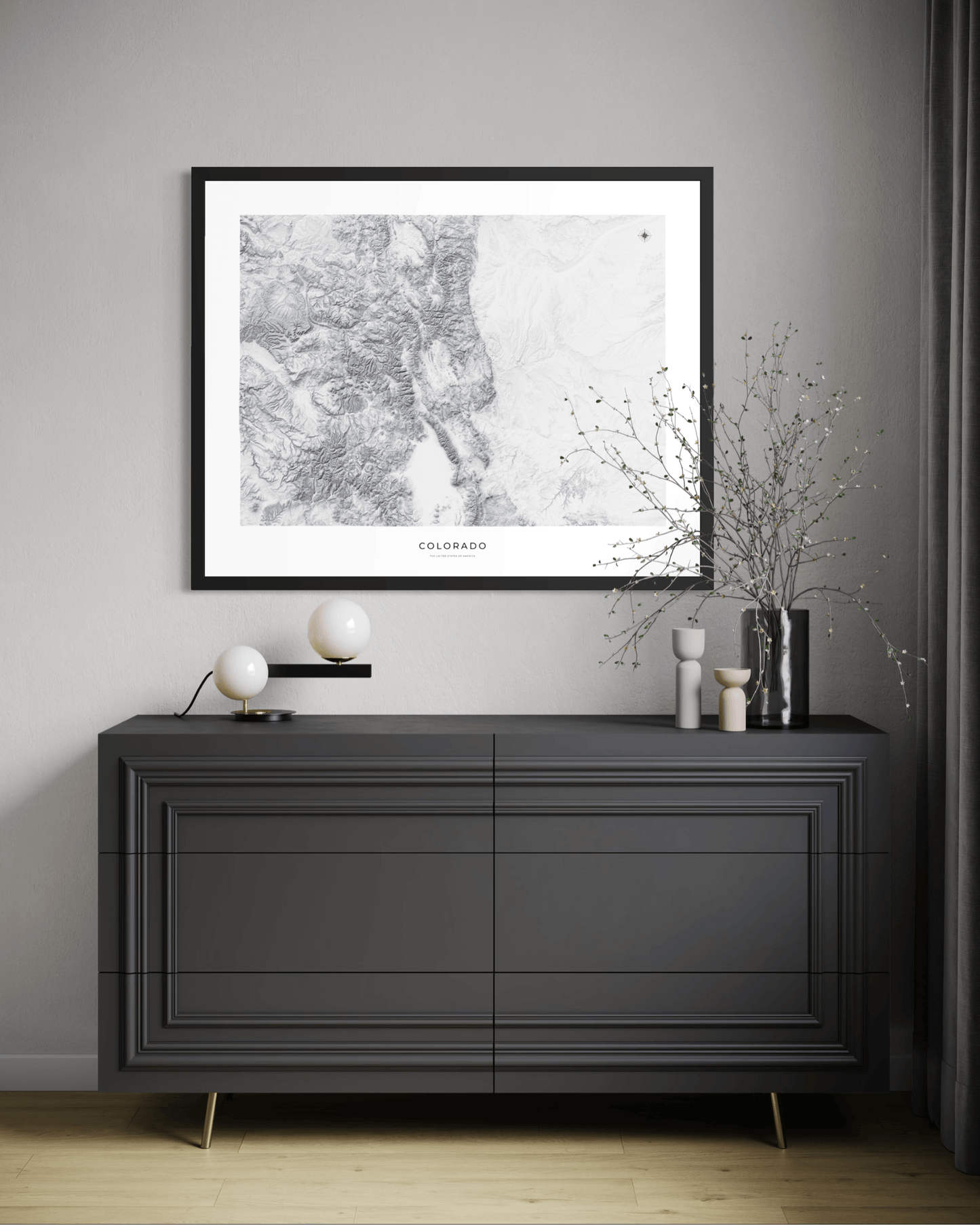 Colorado - Fine Art Topographical Map Print