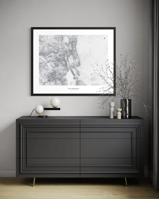 Colorado - Fine Art Topographical Map Print