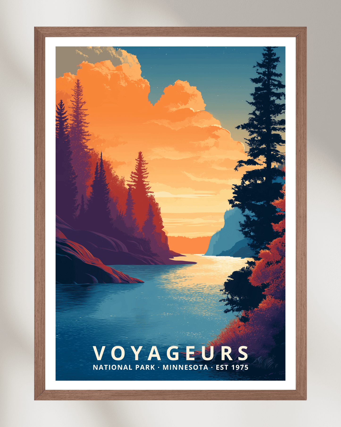 Voyageurs National Park Poster - Minnesota, USA