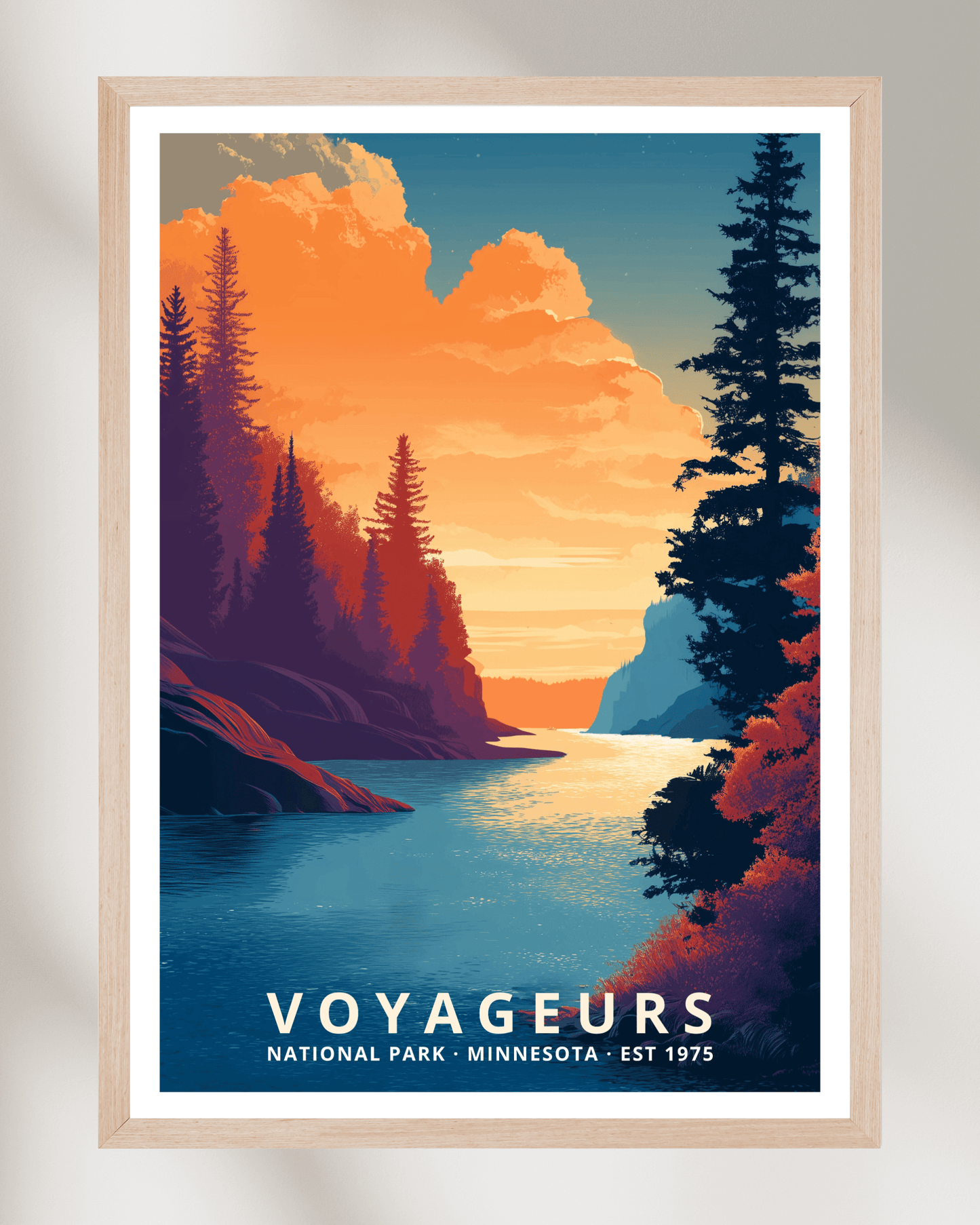 Voyageurs National Park Poster - Minnesota, USA