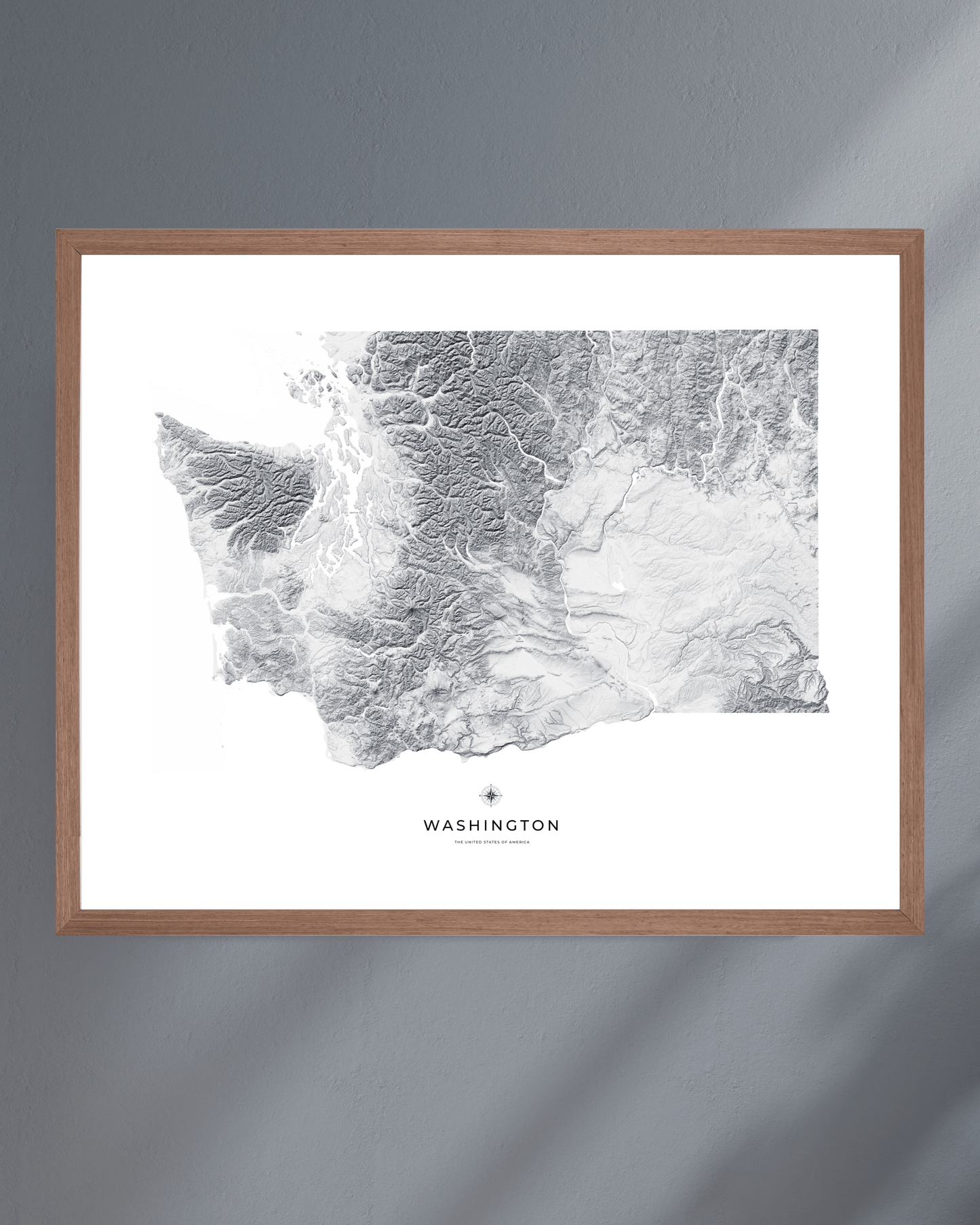 Washington - Fine Art Topographical Map Print