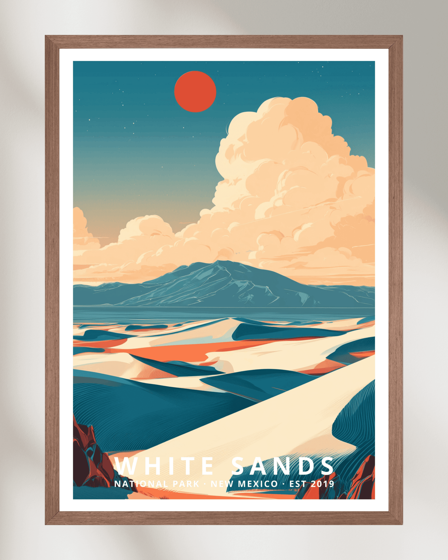 White Sands National Park Poster - New Mexico, USA