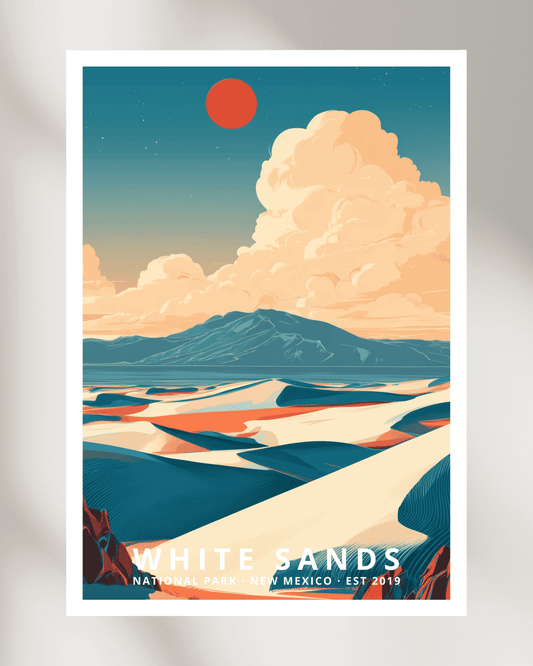 White Sands National Park Poster - New Mexico, USA