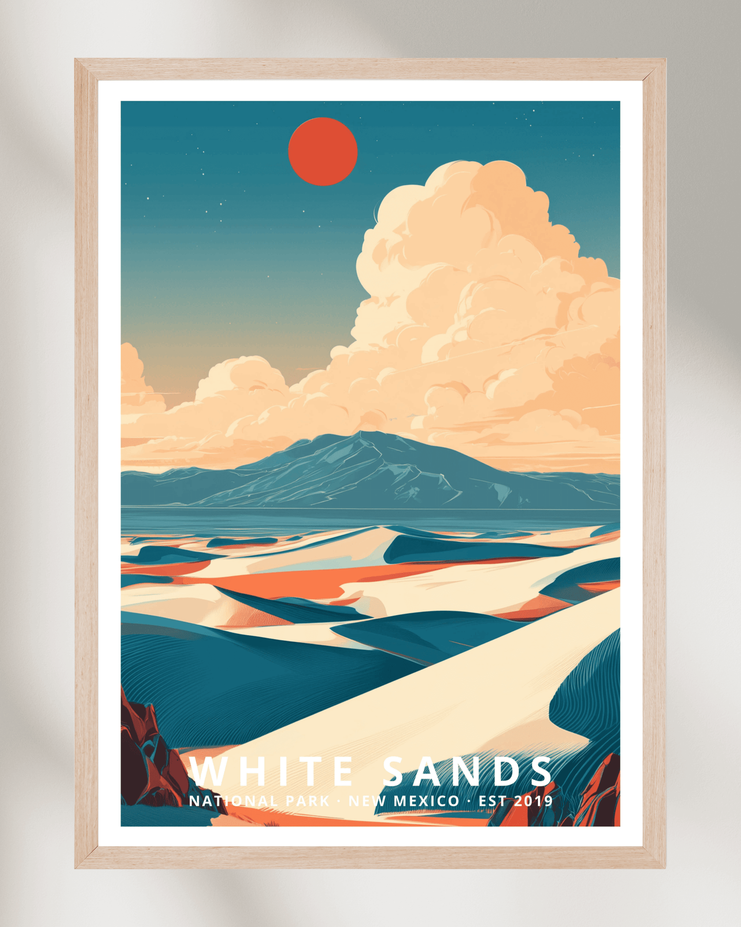 White Sands National Park Poster - New Mexico, USA