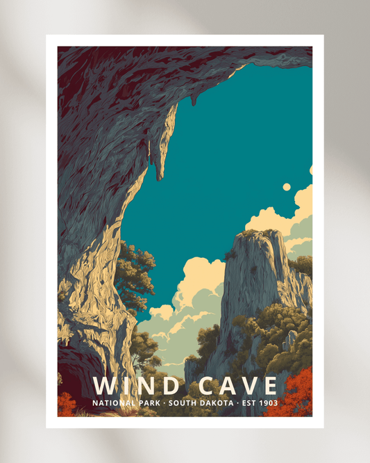 Wind Cave National Park Poster - South Dakota, USA
