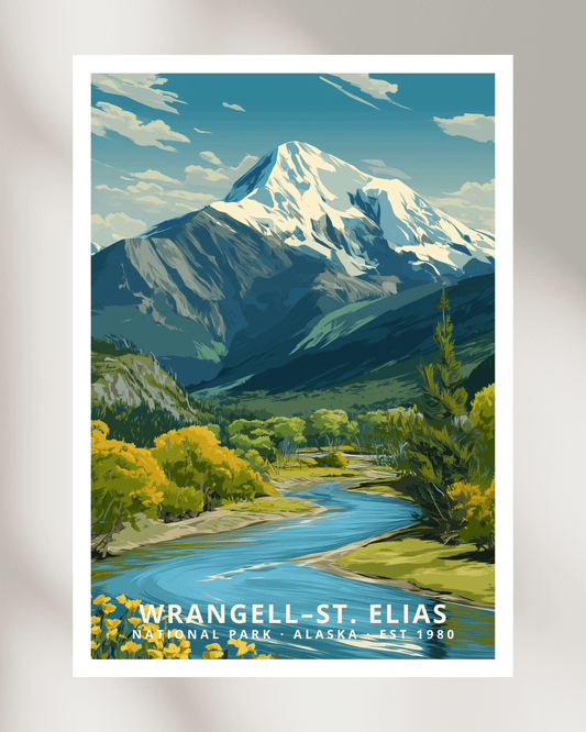 Wrangell St Elias National Park Poster - Alaska, USA