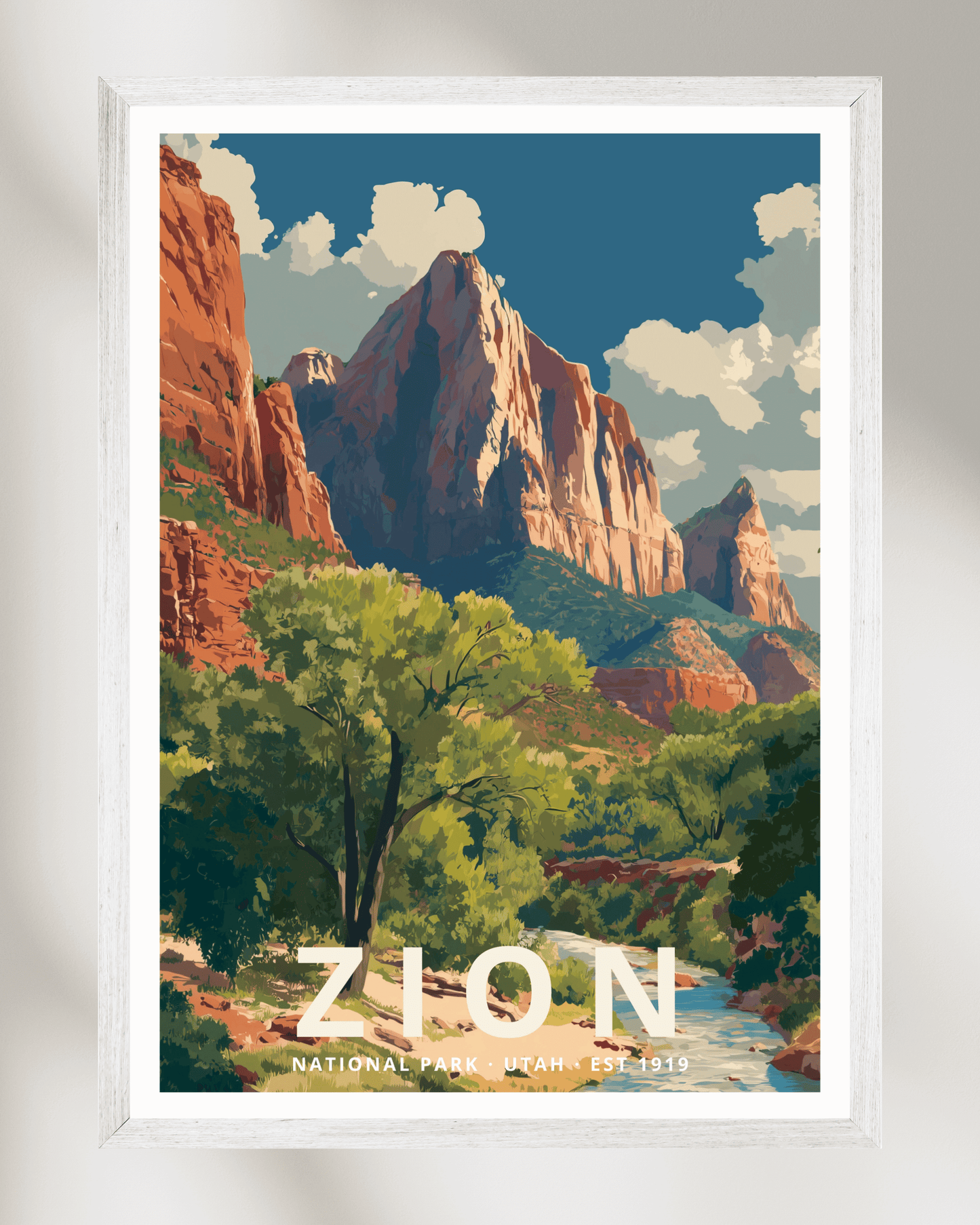 Zion National Park Poster - Utah, USA