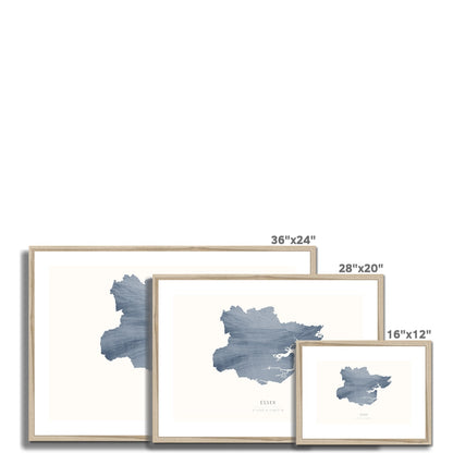 Essex -  Framed & Mounted Map