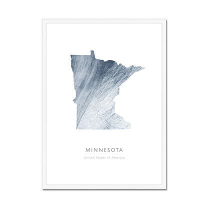 Minnesota -  Framed & Mounted Map