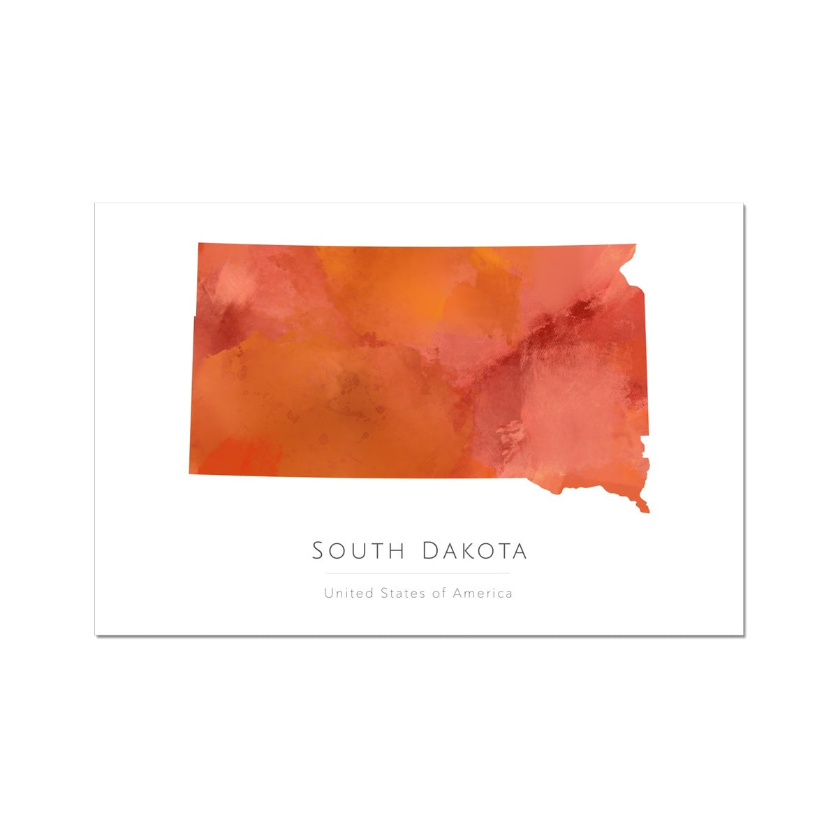South Dakota -  Fine Art Print