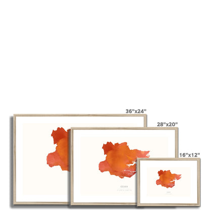 Essex -  Framed & Mounted Map