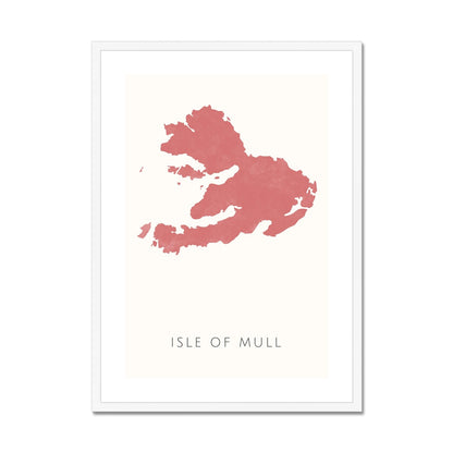 Mull -  Framed & Mounted Map