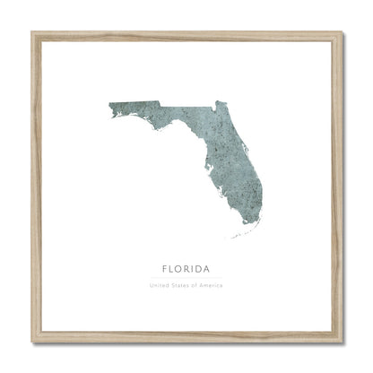 Florida -  Framed & Mounted Map