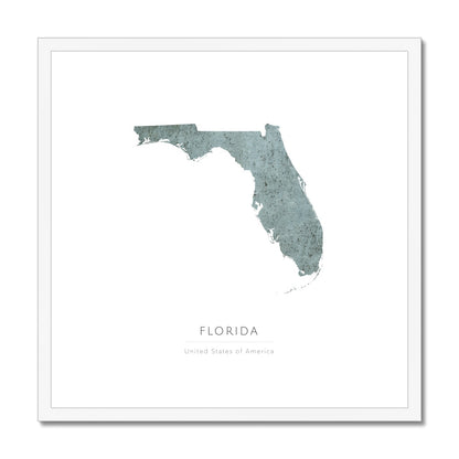 Florida -  Framed & Mounted Map