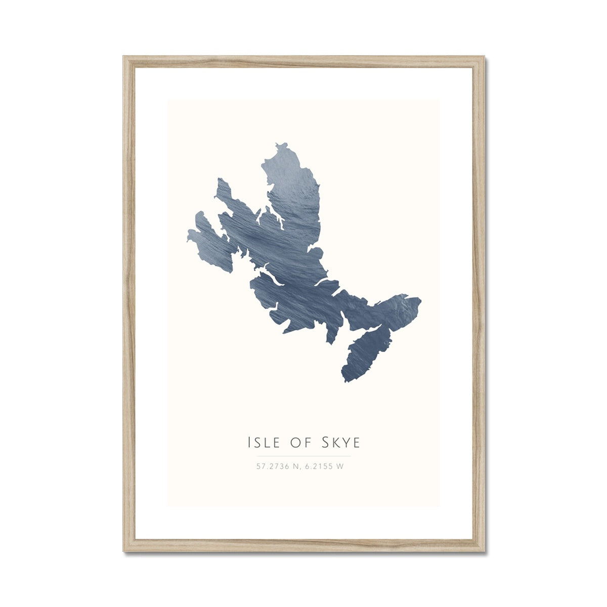Isle of Skye -  Framed & Mounted Map
