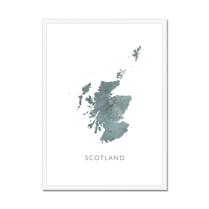 Scotland -  Framed & Mounted Map