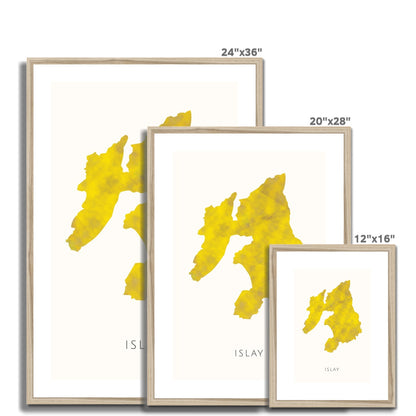 Islay -  Framed & Mounted Map