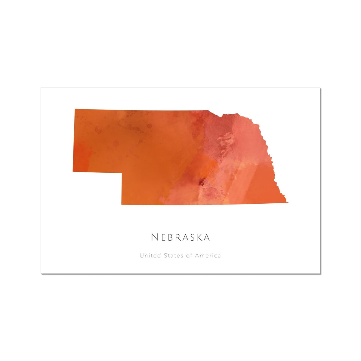 Nebraska -  Fine Art Print