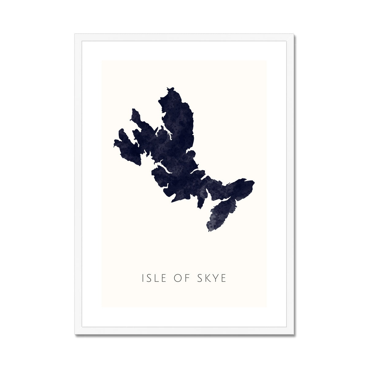 Skye -  Framed & Mounted Map