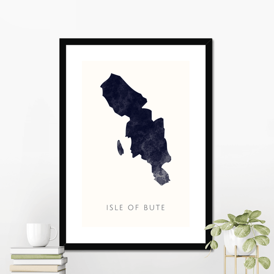 Bute -  Framed & Mounted Map