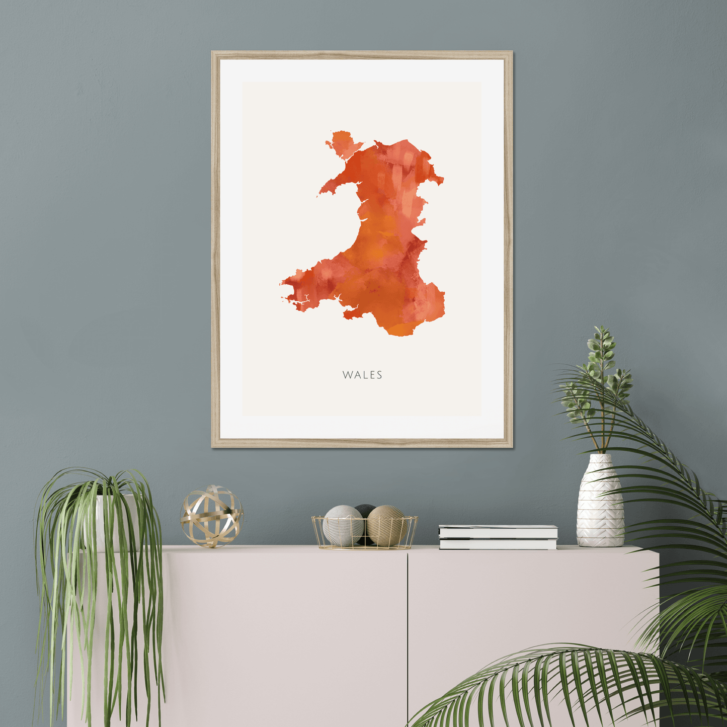 Map of Wales -  Fine Art Print
