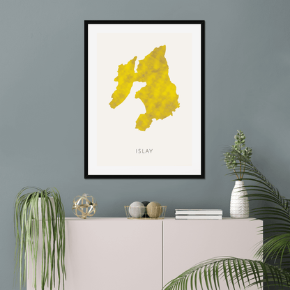 Islay -  Framed & Mounted Map