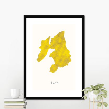 Islay -  Framed & Mounted Map