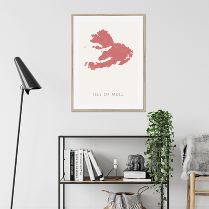 Mull -  Framed & Mounted Map